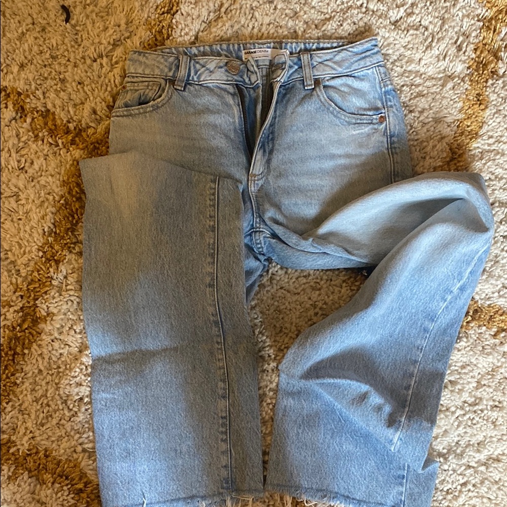 Garage Light Blue Women's Straight Jeans